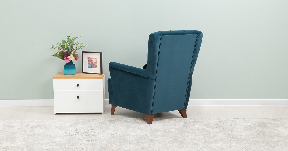 Ирис кресло для отдыха (темно-синий)