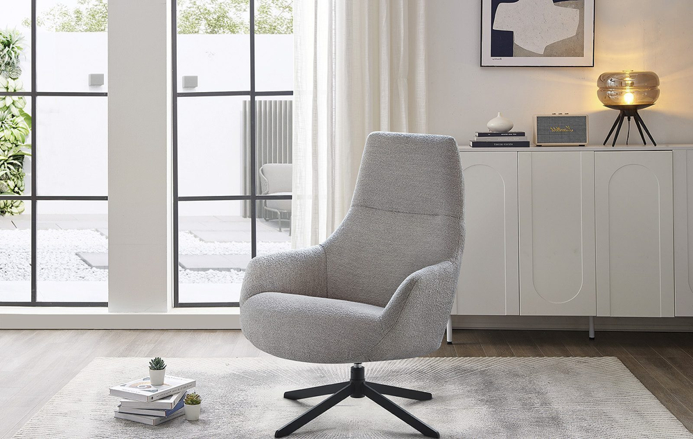 Кресло HANSEN вращающееся бежевый