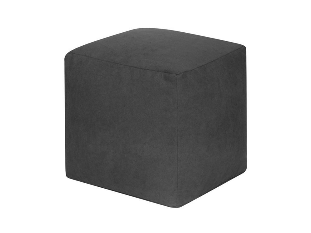 Пуф Куб велюр графит