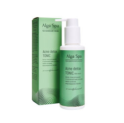 Тоник для лица ACNE DETOX для жирной и проблемной кожи pH 6.5, ТМ ALGA SPA