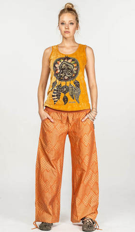 Женские оранжевые штаны Гидрия
