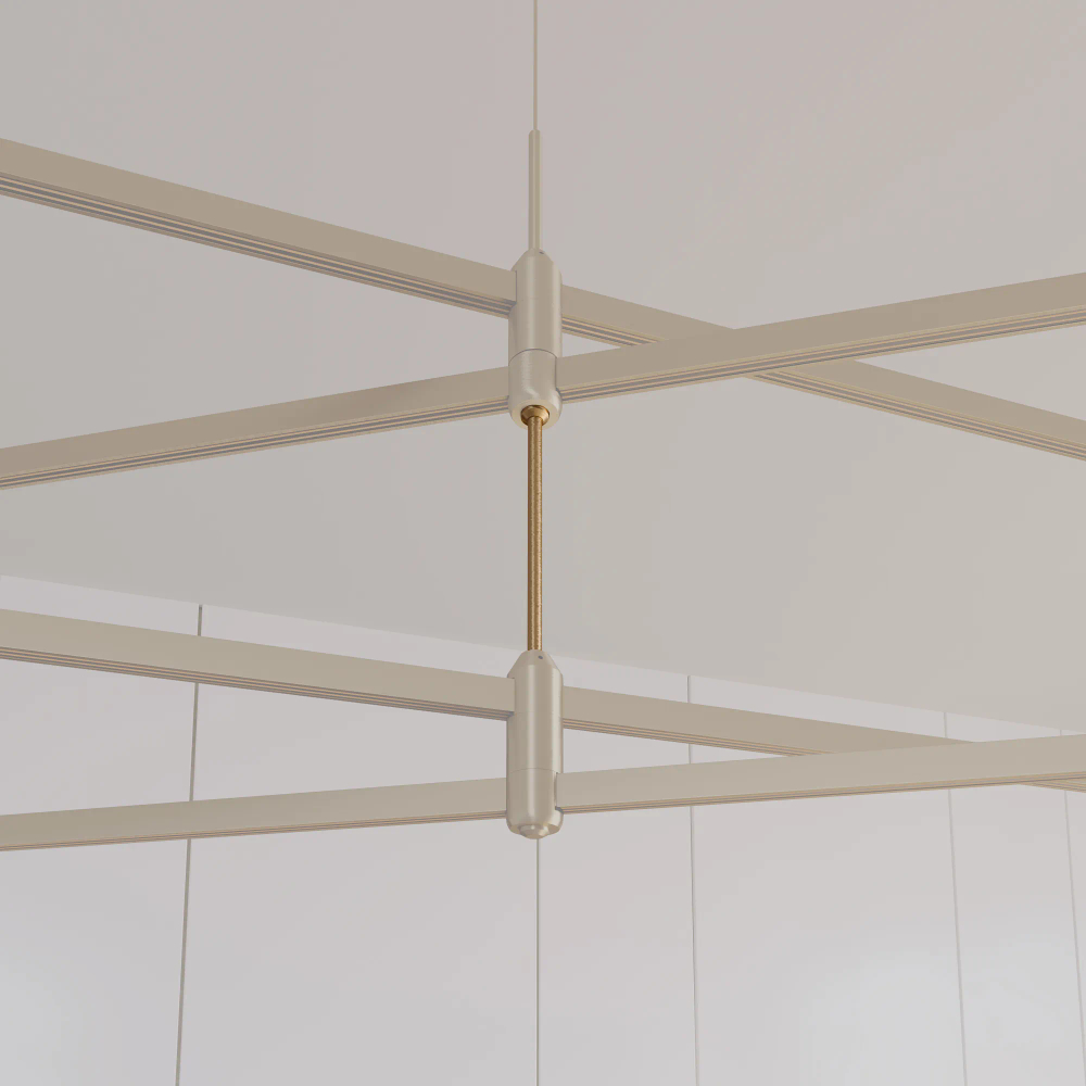 Коннектор жесткий ART-APRIORI-CON-ROD-E-L186 (GD, вертикальный) (Arlight, IP20 Металл, 3 года) 044373