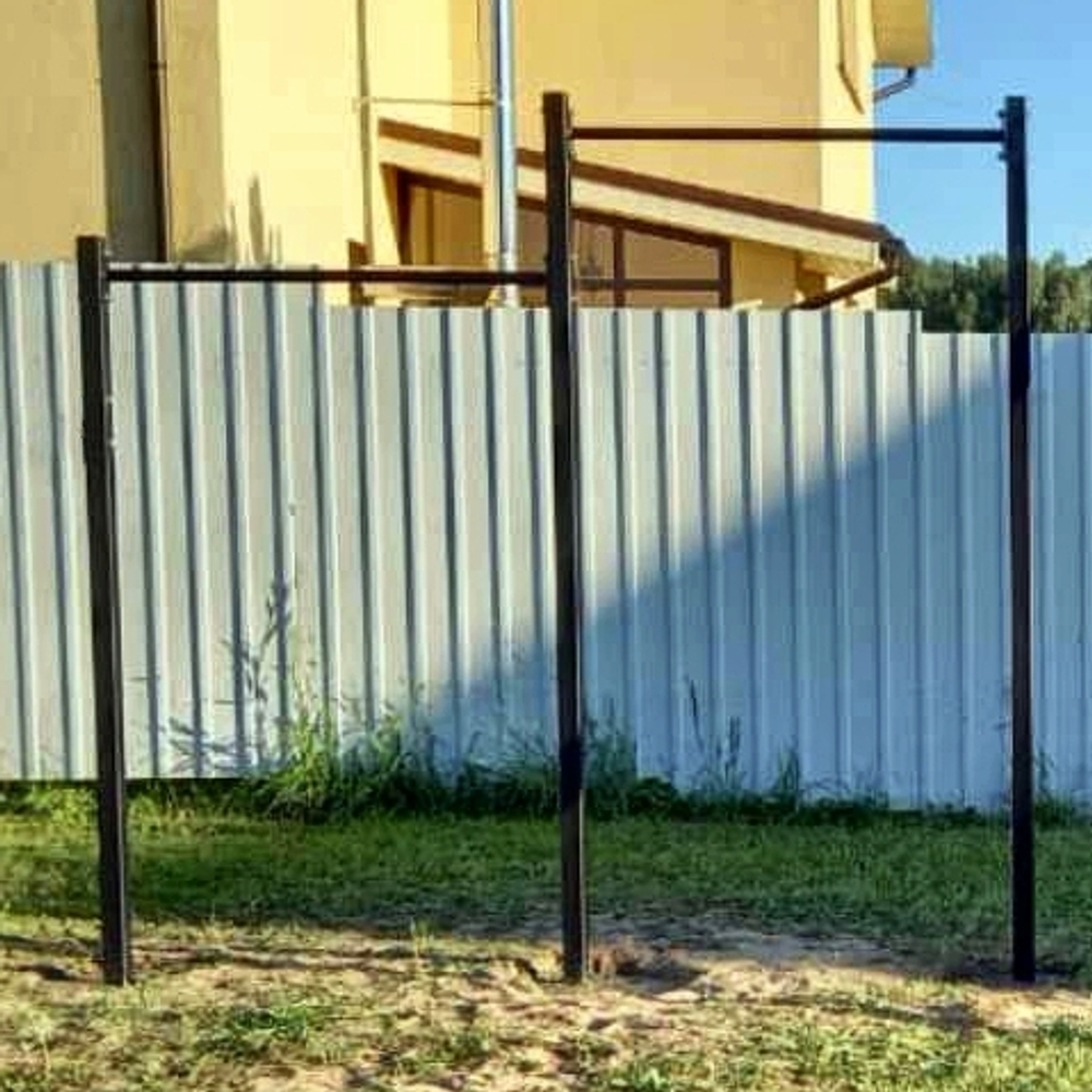 Монтаж уличных турников Sv Sport (3 вертикальных столба)