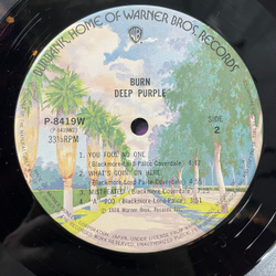 Винтажная виниловая пластинка LP Deep Purple Burn (Japan 1974) (No Obi)