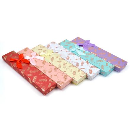 Футляр картонный прямоугольный, ассорти (6х2шт), серия "Подарочная" (№20)