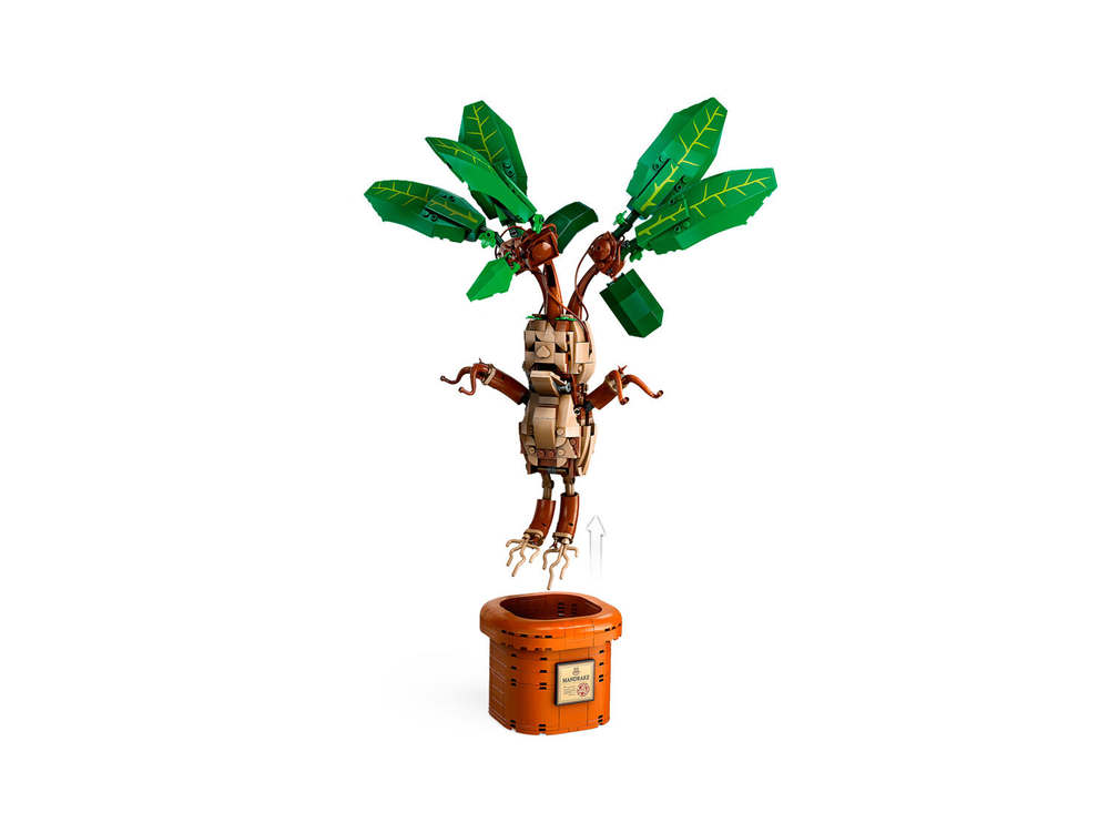 LEGO Harry Potter 76433 «Мандрагора» — сцена из урока травологии