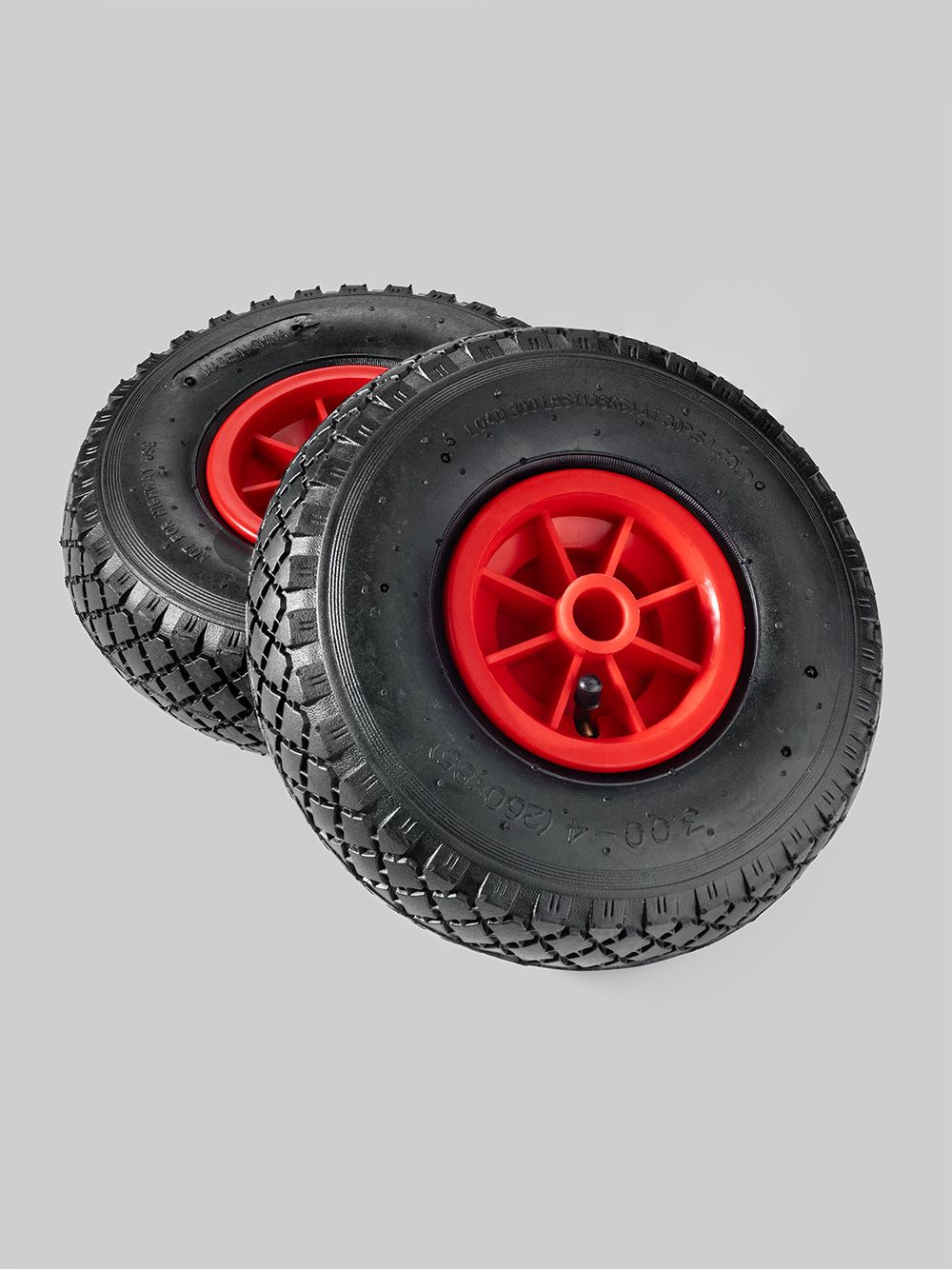 Колесо пневматическое, 2шт, диаметр 260мм, ось 20мм