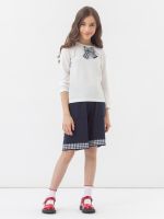 Джемпер молочный для девочки арт. AT824-1