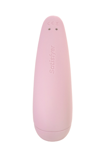 Вакуумно-волновой стимулятор Satisfyer Curvy 2+ с возможностью управления через приложение розовый