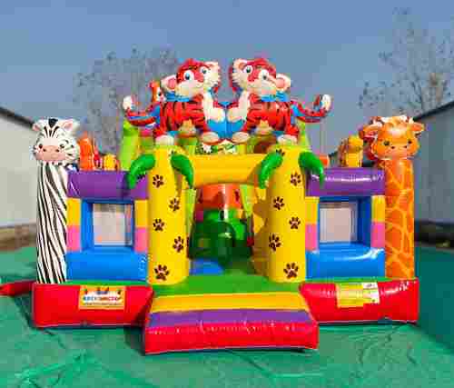 Коммерческий надувной батут «Тигриная страна 5», 9*5*5 м