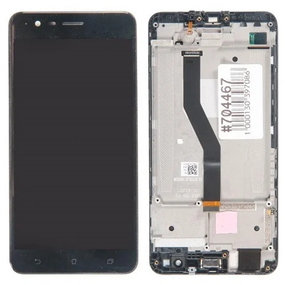 Дисплей для Asus ZE553KL в сборе с тачскрином на рамке (Black)