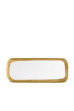 Zara Home блюдо сервировочное из стекла, цвет золотой, 31 см