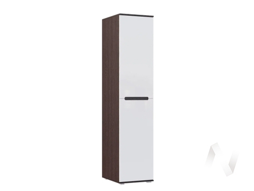 Пенал Спальня Ким (венге/белый глянец холодный)