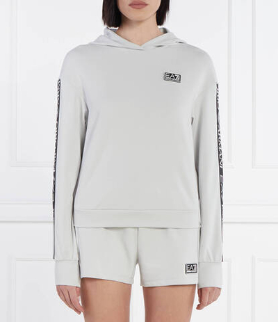 Худи EA7 - серый(3DTM32 TJKWZ)