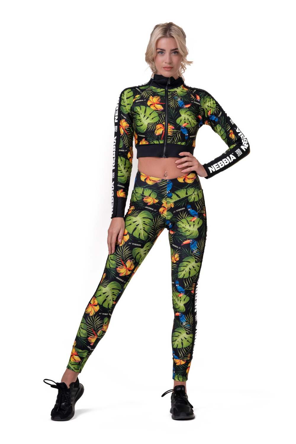 Кофта HIGH-ENERGY CROPPED JACKET 564  JUNGLE GREEN