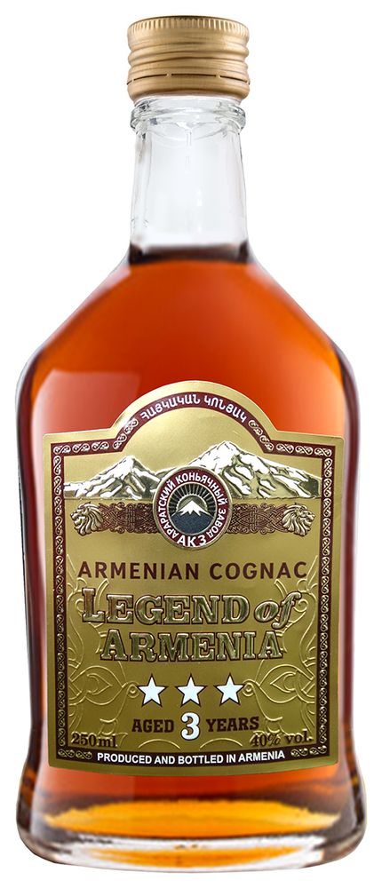 Коньяк Легенда Армении 3 года