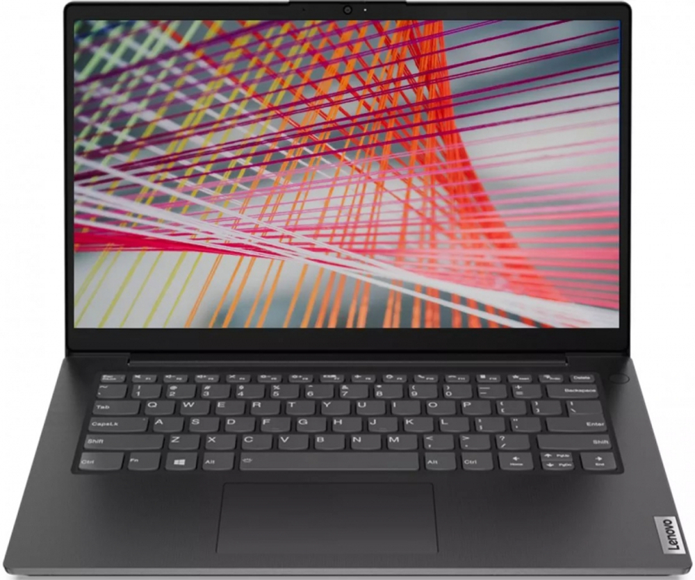 Ноутбук 14" Lenovo V14 Gen2 ALC AMD Ryzen 5 5500U/8Gb/256Gb SSD/14" FullHD/DOS Черный (82KC003NRU)