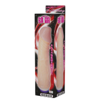 Реалистичный вибратор Pleasure - 22,6 см. (Цвет: телесный)