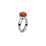 Кольцо Qudo Firenze Red Tulip 16 мм 612030 R/S