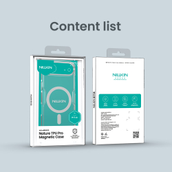 Прозрачный чехол от Nillkin с поддержкой MagSafe для iPhone Air, серия Nature TPU Pro Magnetic Case