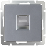 Розетка для интернета  Werkel WL06-RJ-45 серебряный