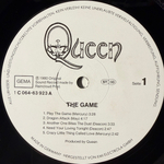 Queen ‎– The Game (Германия 1980г.) Т