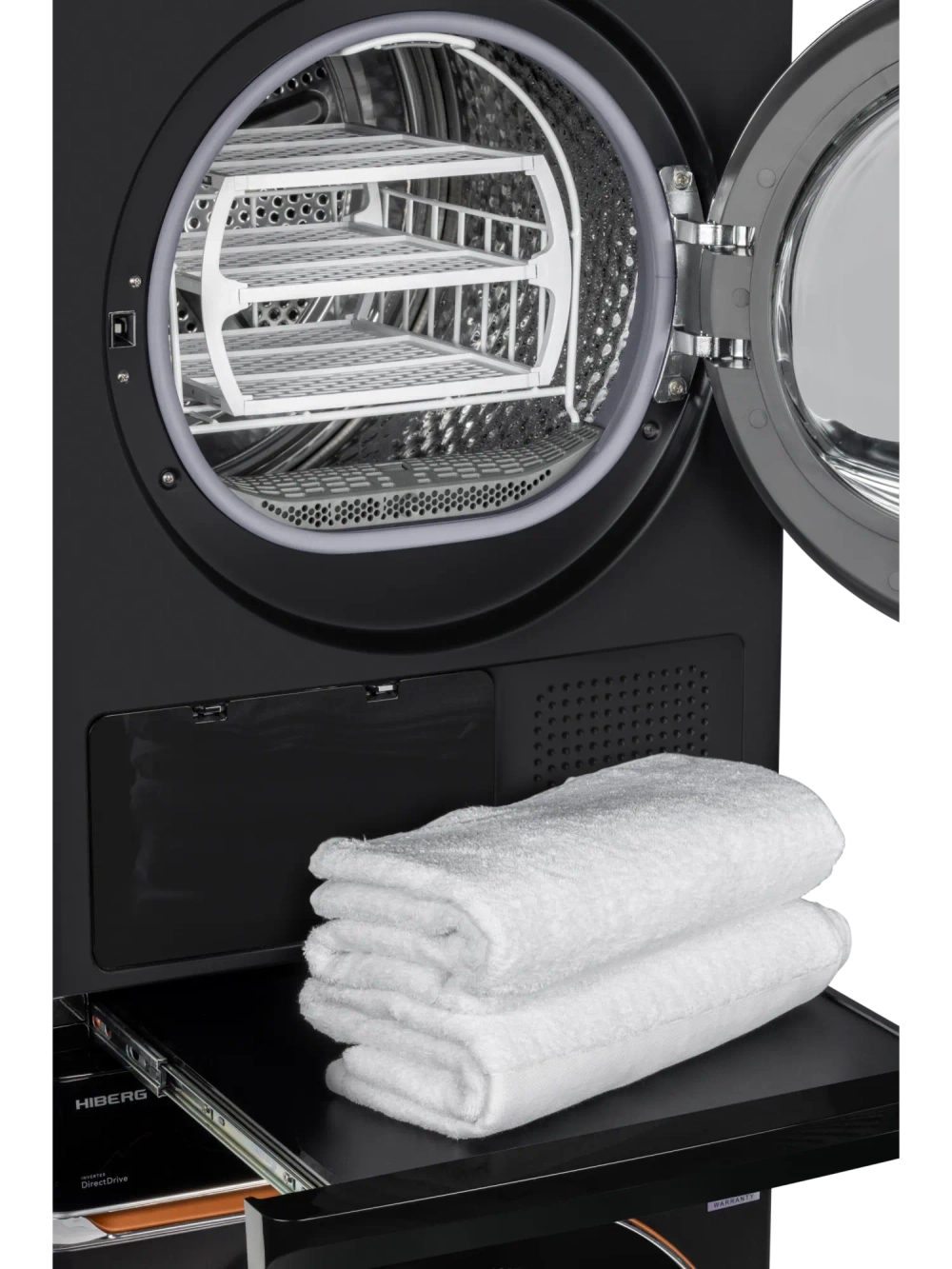 Сушильная машина Hiberg HDQ11 - 10 B + Стиральная машина Hiberg i-DDQ10 - 814 B