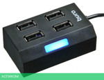 USB-хаб Buro BU-HUB4-U2.0 черный