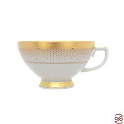 Кофейный сервиз Falkenporzellan Rio white gold 6 персон 17 предметов