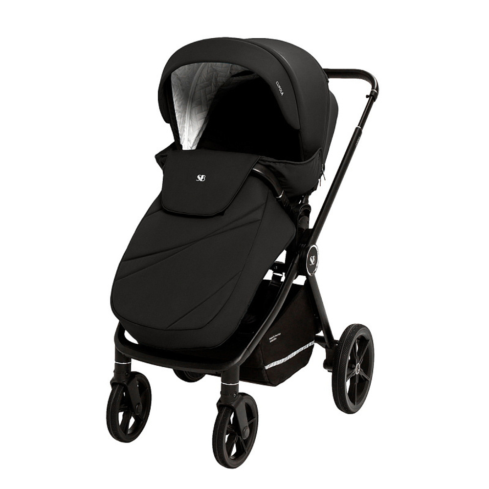 Детская коляска Sweet Baby Cupola New 2 в 1 Moon Black