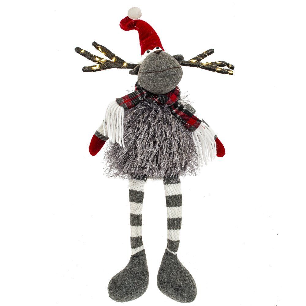 GAEM Игрушка набивная с подсветкой "Олень" (CR2032x2), L27 W13 H60/42 см