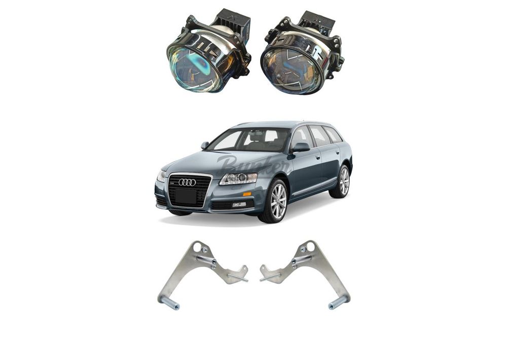 Комплект для установки линз в секцию дальнего Audi A6 С6 2004-2011 AFS