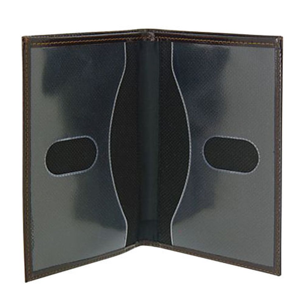 Обложка для паспорта BEFLER "Classic", натуральная кожа, тиснение "Passport", коричневая, O.24.-1