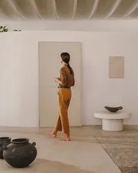 Mirta Картина из папье-маше бежевая 40 х 58 см