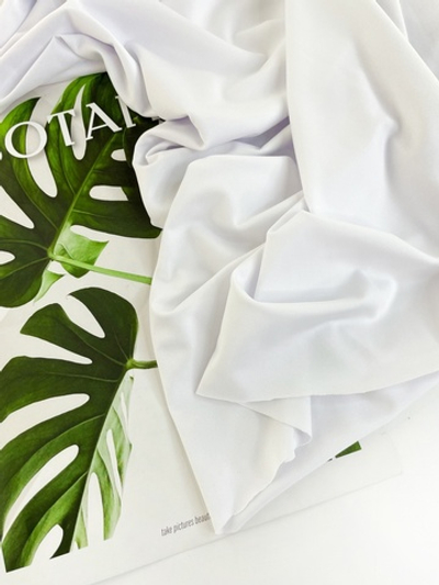 БЕЛЫЙ - Спортивный трикотаж БИФЛЕКС (КРВ375)