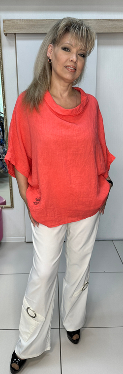 Летние, белые, немецкие брюки с пряжками