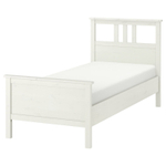 Кровать КАНТРИ, белый лак, 90*200 см, массив сосны