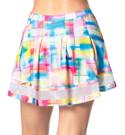 Теннисная юбка Lucky in Love Tropical Sublime High Waist Tropical Bliss Skirt - Multikolor