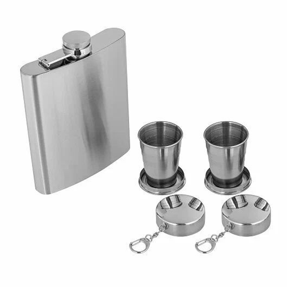 Набор GT (GT-2023-PT-18D) (фляжка 540 мл + 1 стакан раскладной + мультитул)