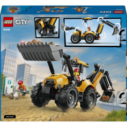 Конструктор LEGO City 60480 Жёлтый экскаватор-погрузчик — фото 12