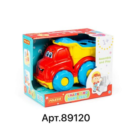 Игрушка развивающая "Автомобиль-самосвал" (в коробке)