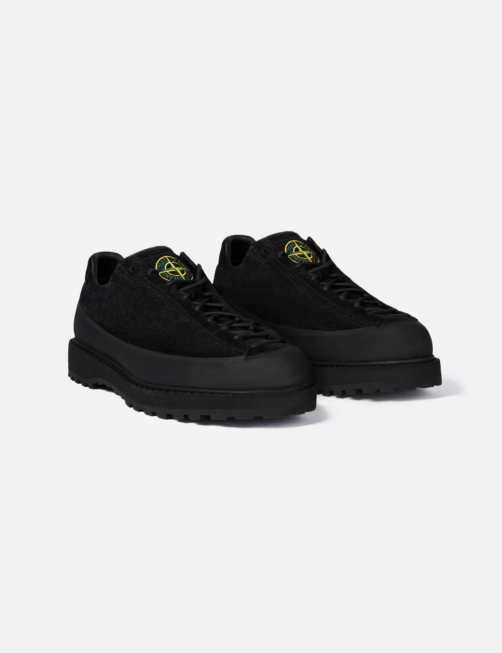 Stone Island Suede Shoes "Black"