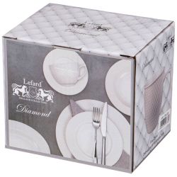 КРУЖКА LEFARD "ДИАМАНД" 350 МЛ 13*9,5*10 СМ (КОР=48ШТ.)