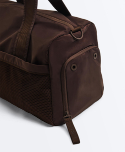 Oysho Техническая сумка с двумя отделениями, коричневый