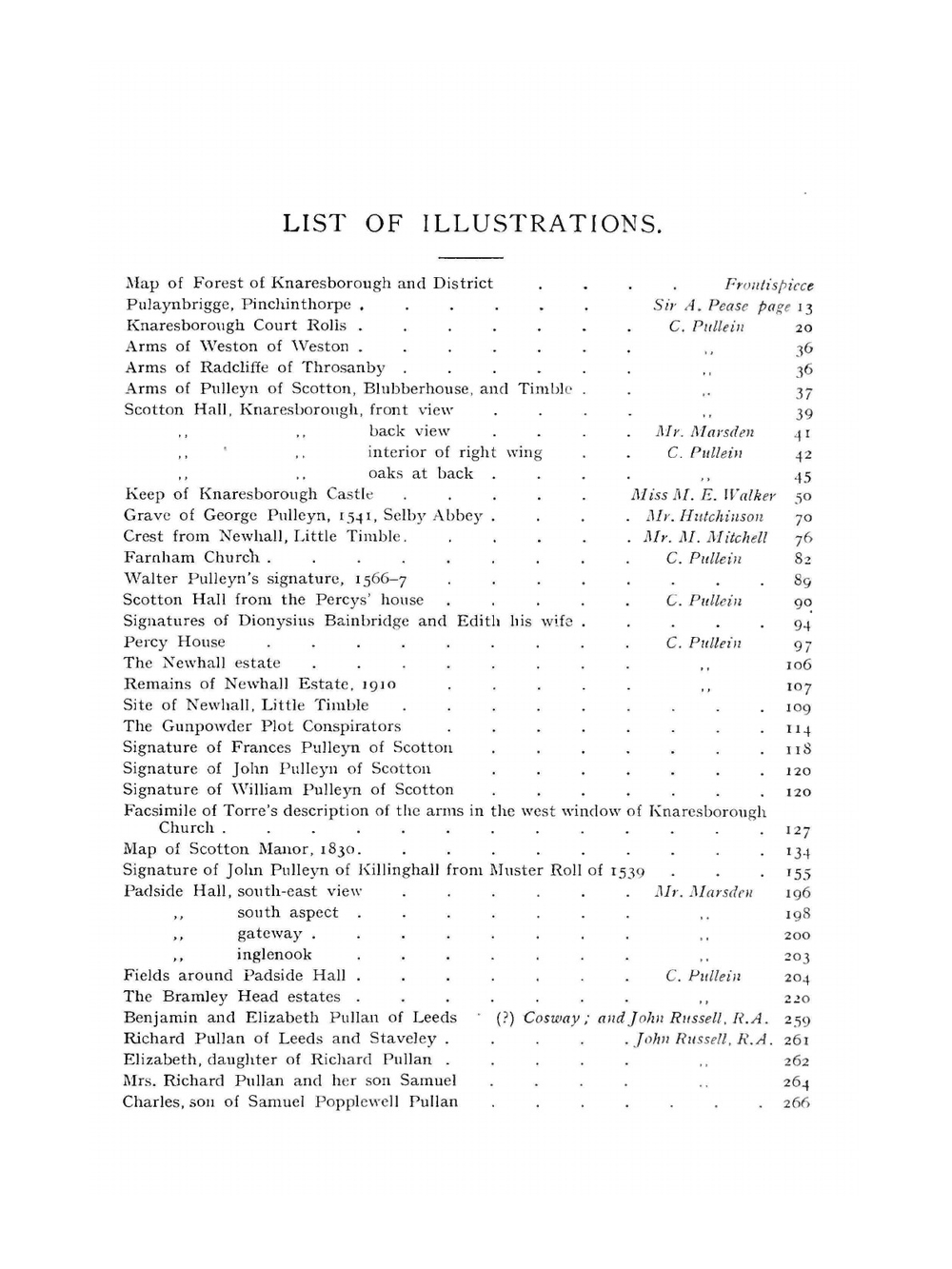 The Pulleyns of Yorkshire. With map and illustrations | Catherine Pullein