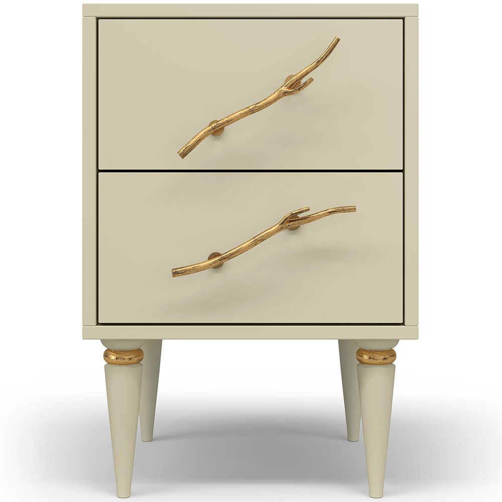 Тумба Арт Колор matte Классик Голд Серый шелк матовый