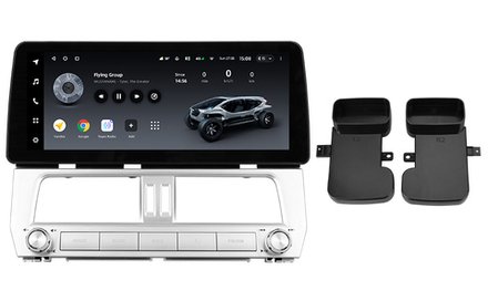 Магнитола Toyota Land Cruiser Prado 150 2017-2023 (без 360) - Teyes LUX ONE монитор 12.3" 2K QLED на Android 10, ТОП процессор, CarPlay, 4G SIM-слот