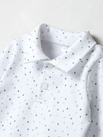 Рубашка с воротником поло "Звездочки" 0+