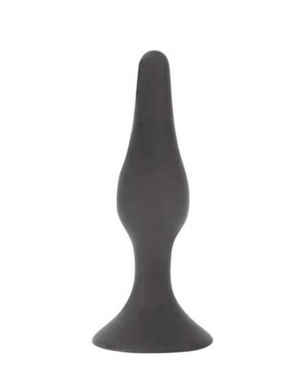 Чёрная анальная пробка Sex Expert - 13 см.