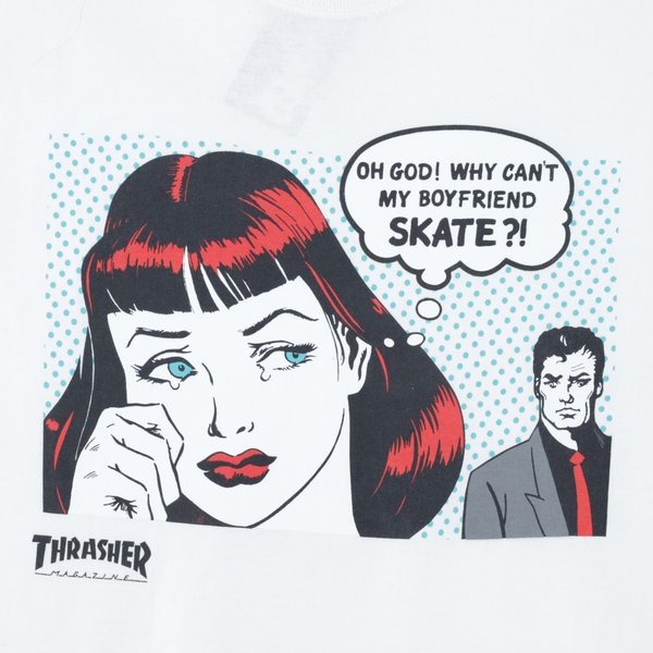 Футболка Thrasher New Boyfriend (white) артикул: - купить в магазине Дайс